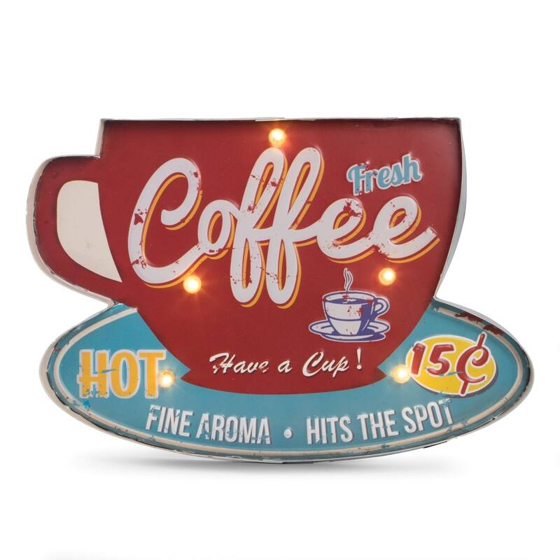 "Coffee" Metal Sign