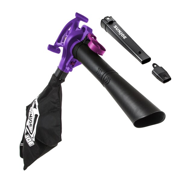 Sun Joe SBJ603E-PRP-RM 3-in-1 13 Amp Electric Blower (Renewed)