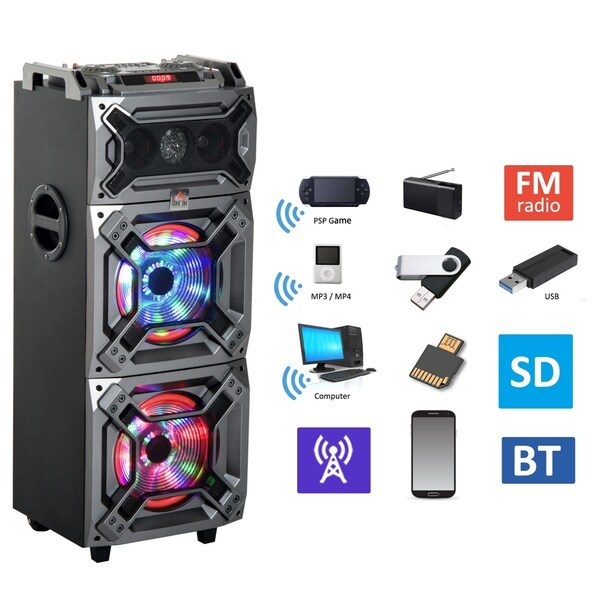 100 watt portable bluetooth speaker