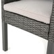 preview thumbnail 7 of 9, Giovani Outdoor 7-piece Rectangular Wicker Dining Set by Christopher Knight Home