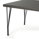 preview thumbnail 11 of 9, Giovani Outdoor 7-piece Rectangular Wicker Dining Set by Christopher Knight Home