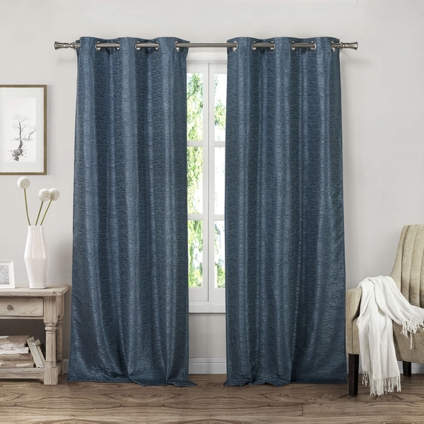 Duck River Dekan Grommet Curtain Panel Pair - 38x84"