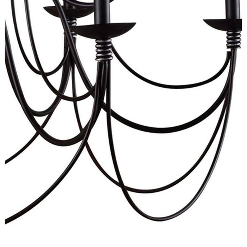 Blakely 9 light chandelier in Matte Black