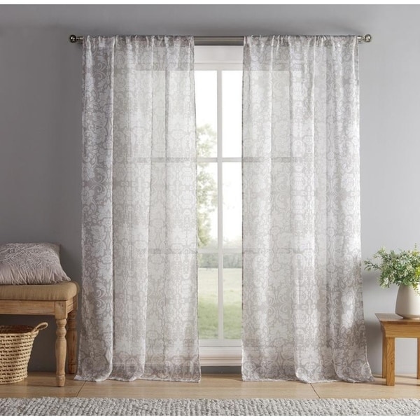 Duck River Jessica Pole Top Curtain Panel Pair - 38x96"