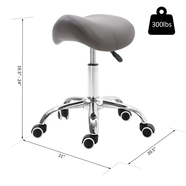 adjustable rolling stool