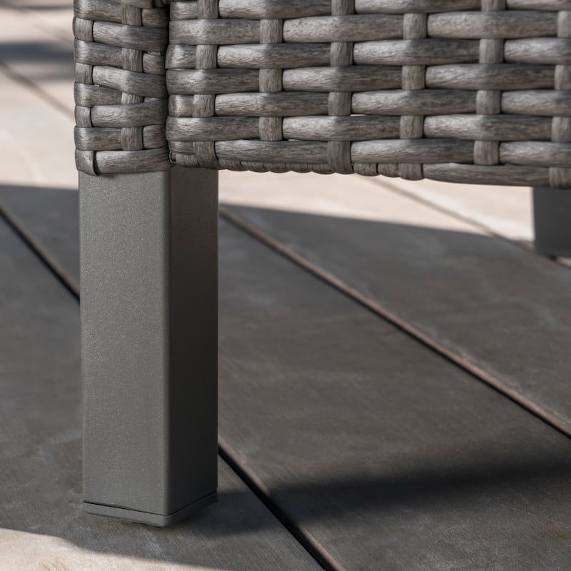 Cypress Outdoor Wicker Dining Chairs with Cushions (Set of 2) by Christopher Knight Home