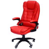 Shop Alera Neratoli Series Red Leather With Chrome Frame Mid Back