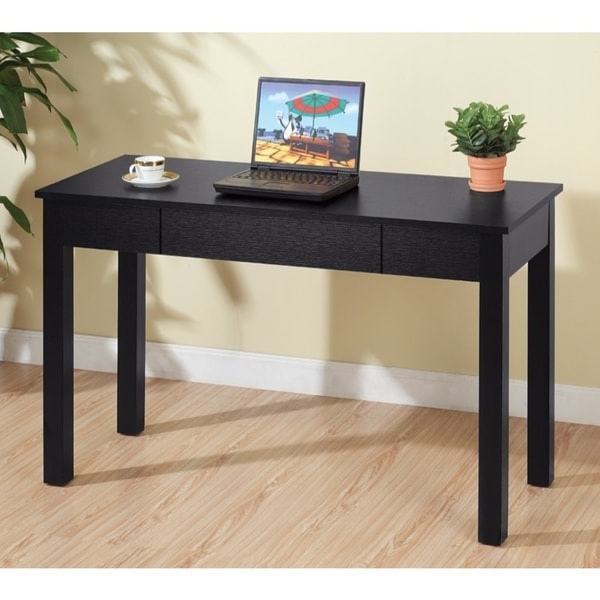 Shop Studious Minimalistic Desk With One Drawer, Black ...