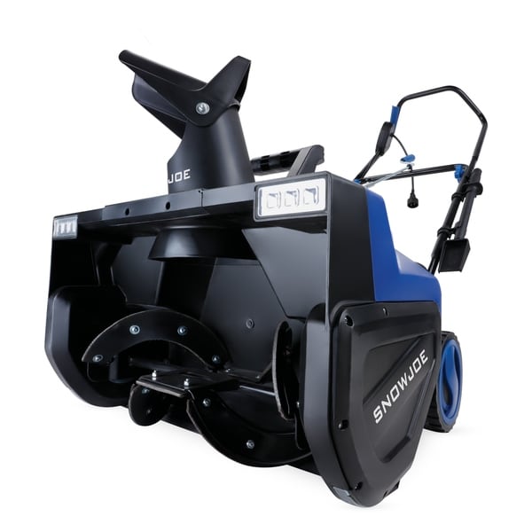 Snow Joe SJ627E Electric Snow Thrower 22-Inch 15-Amp w/ Dual LED Lights - Black/Blue