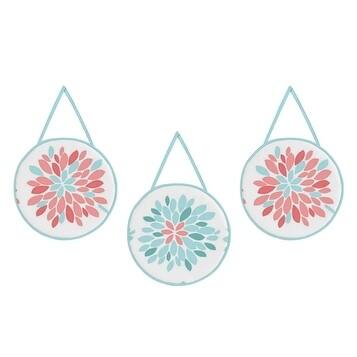 Sweet Jojo Designs Wall Hangings for the Emma Collection (Set of 3)