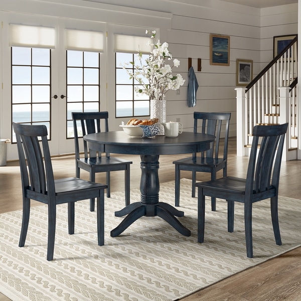 ダイニングテーブル Dining Table set antique storage chair iNSPIRE Q Classic Wilmington II Round Pedestal Base Antique Dark