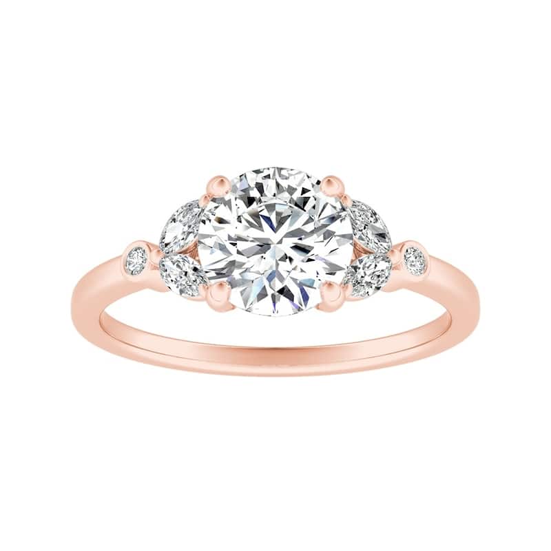 Auriya 14k Gold 1-carat TDW Nature Inspired Vintage Floral Diamond Engagement Ring