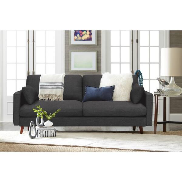 Shop Elle Decor Alix Memory Foam Sofa Overstock 18090443
