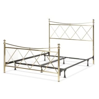 Leggett & Platt Lennox Metal Bed In Classic Brass Finish - Bed Bath ...