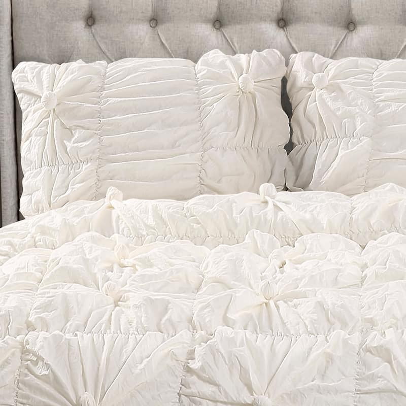 Lush Decor Bella Sabby Chic 3 Piece Comforter Set
