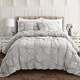 preview thumbnail 16 of 17, Lush Decor Bella Sabby Chic 3 Piece Comforter Set