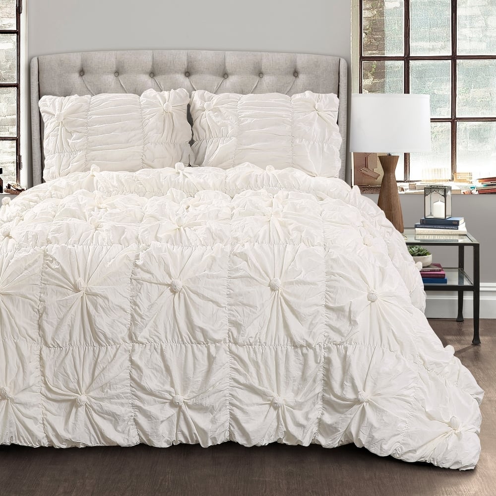 Lush Decor Bella Sabby Chic 3 Piece Comforter Set