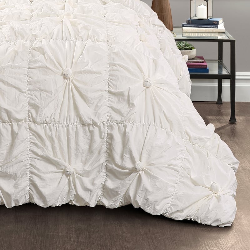 Lush Decor Bella Sabby Chic 3 Piece Comforter Set