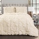 preview thumbnail 1 of 17, Lush Decor Bella Sabby Chic 3 Piece Comforter Set Ivory - King