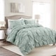 preview thumbnail 9 of 17, Lush Decor Bella Sabby Chic 3 Piece Comforter Set Blue - King
