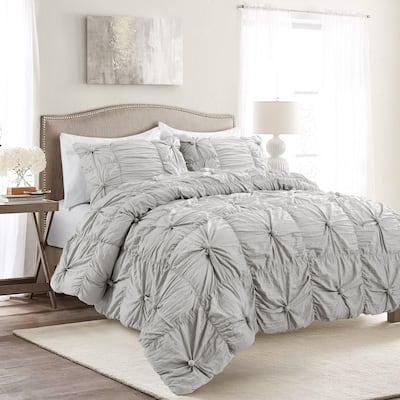 Lush Decor Bella Sabby Chic 3 Piece Comforter Set