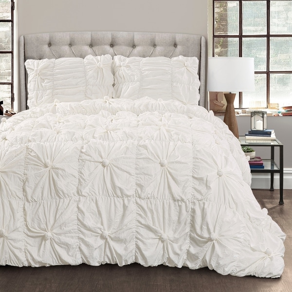 Lush Decor Bella Sabby Chic 3 Piece Comforter Set - On Sale - Bed