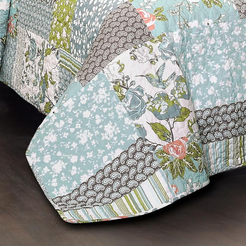 Lush Decor Roesser 3 Piece Quilt Set
