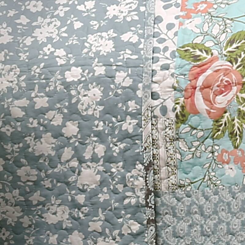 Lush Decor Roesser 3 Piece Quilt Set