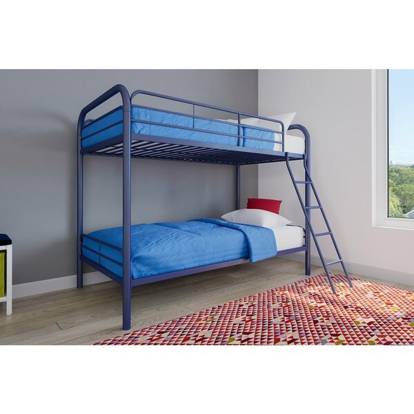metal full over twin bunk beds