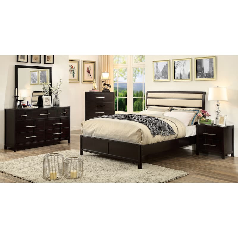 Tass Transitional Solid Wood 5-Drawer Chest by Furniture of America