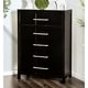 Furniture of America Tass Contemporary Solid Wood 5-drawer Chest - On ...