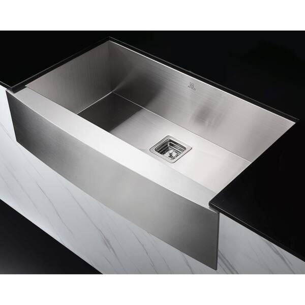 Shop Anzzi Elysian Farmhouse Stainless Steel 36 In Single Bowl
