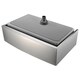 preview thumbnail 6 of 10, ANZZI Elysian Farmhouse Stainless Steel 36 in. Single Bowl Kitchen Sink with Faucet in Polished Chrome