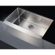 preview thumbnail 2 of 10, ANZZI Elysian Farmhouse Stainless Steel 36 in. Single Bowl Kitchen Sink with Faucet in Polished Chrome