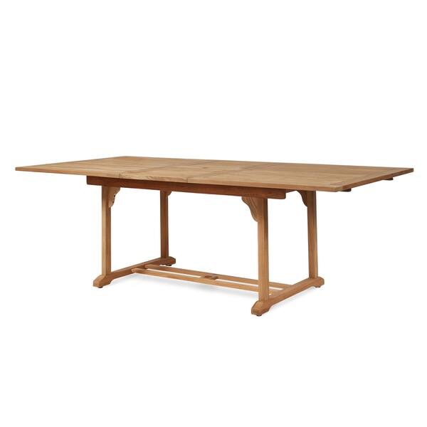 Dalton Outdoor Teak Extending Dining Table Free Dalton Outdoor Teak Extending Dining Table Free