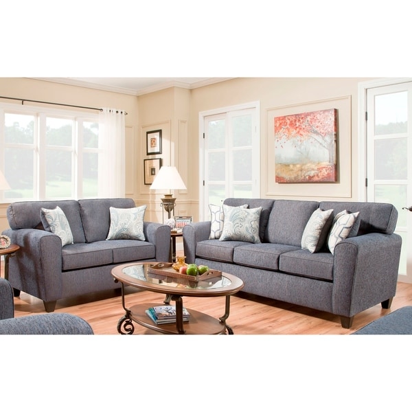 Sofatrendz Ella Denim Sofa Loveseat