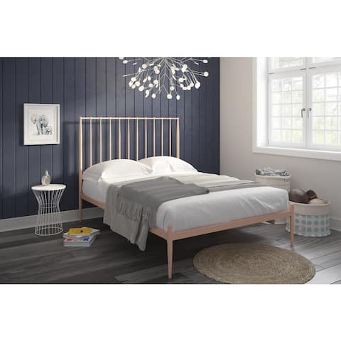 The Curated Nomad Hillard Modern Metal Bed