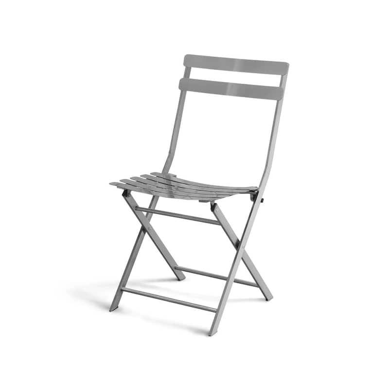 Gath Contemporary Silver Metal Side Chairs by Furniture of America (Set of 2)