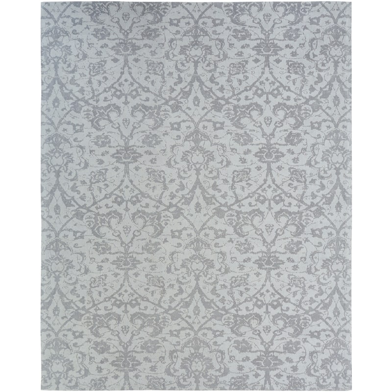 Jardin Hazy Platinum Handmade Area Rug