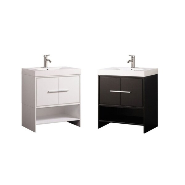 Clermont 30-inch Single Sink Modern Bathroom Vanity