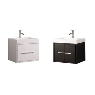 Clermont 24-inch Single Sink Wall Mounted Modern Bathroom Vanity
