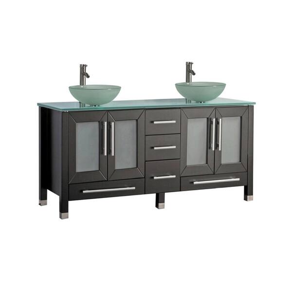 Shop Caen 71 Inch Double Sink Bathroom Vanity Overstock 18092246