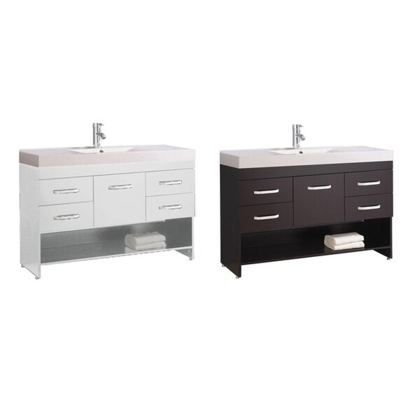 Greece 48 Single Sink Modern Bathroom Vanity Espresso Free Greece 48 Single Sink Modern Bathroom Vanity Espresso