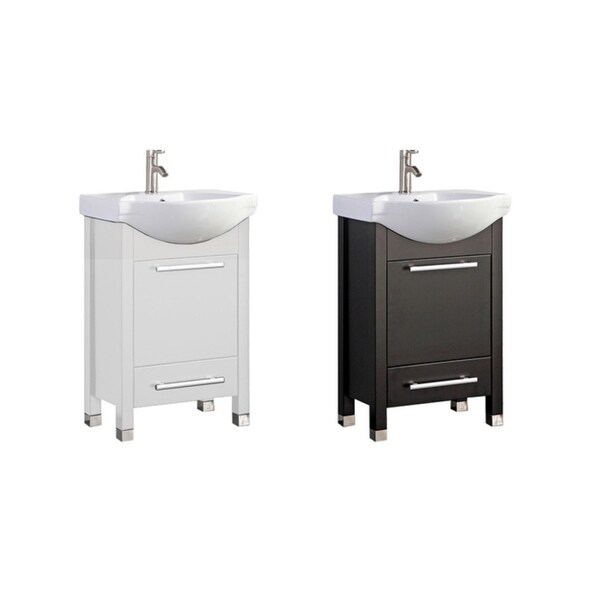 Pau 24-inch Single Sink Modern Bathroom Vanity