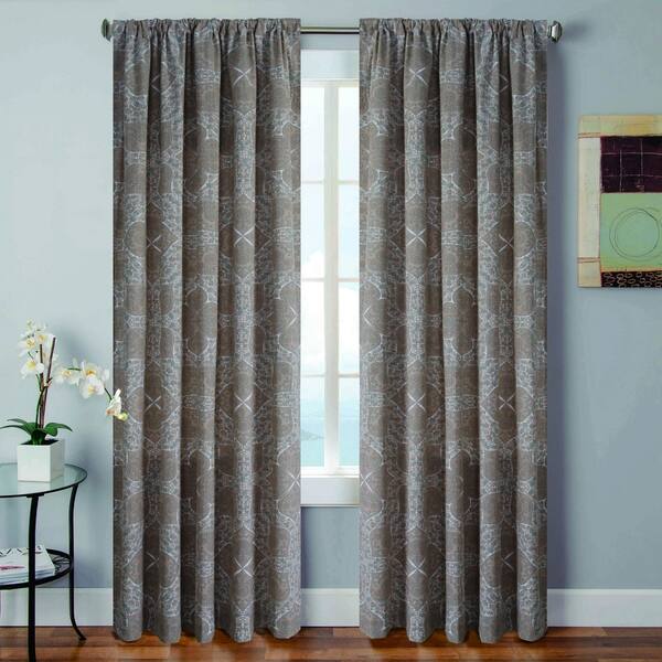 Shop Vera Tarah 96 Inch Curtain Panel Pair 52x96 Free