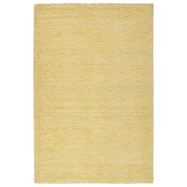 Hand-Tufted Brantley Gold Wool Rug - 8' x 10'