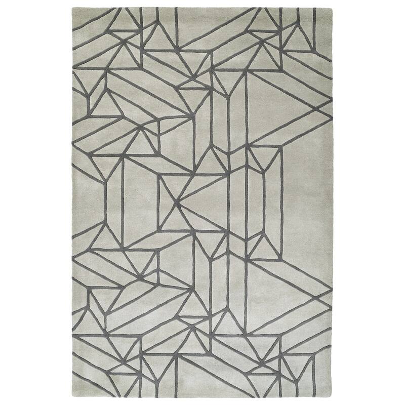 Origami Hand Tufted Wool Area Rug