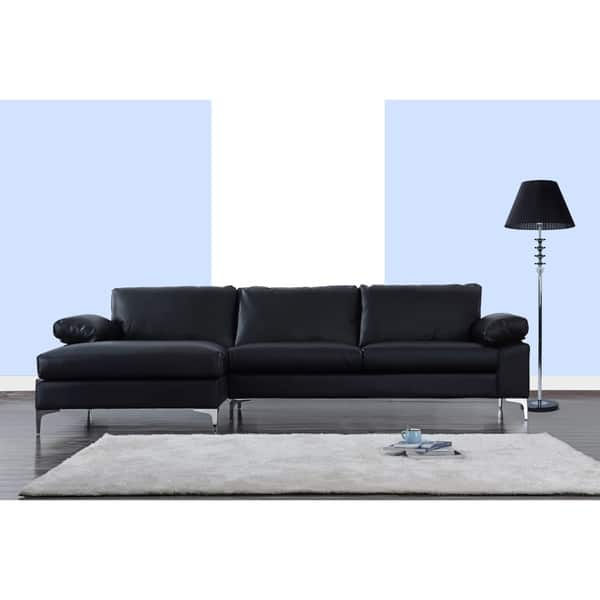 Modern Large Faux Leather Sectional Sofa Extra Wide Modern Large Faux Leather Sectional Sofa Extra Wide