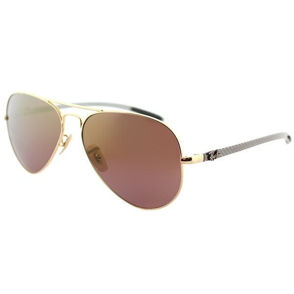 Shop Ray-Ban Aviator RB 8317CH 001/6B Unisex Shiny Gold