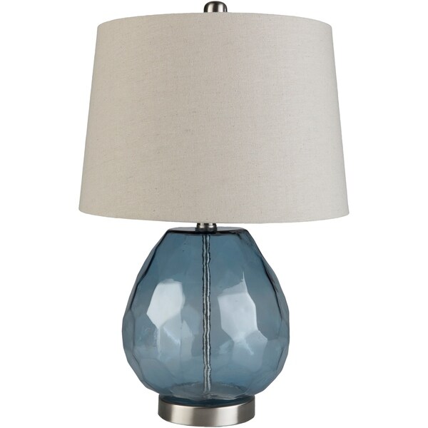 Jillian 21.8 in. Blue Transitional Table Lamp